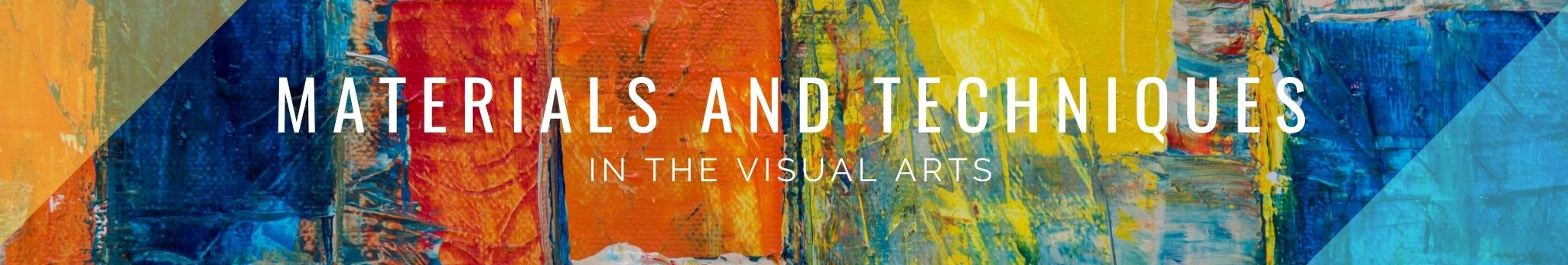 MATERIALS AND TECHNIQUES IN THE VISUAL ARTS - BCAED 3-III-6 2S-CAE-VA02 (M/TH 09:00AM-11:00AM/09:00AM-11:00AM)