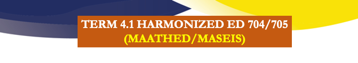 MA MATHED / MA SEIS - ED 704/ED 705 Harmonized