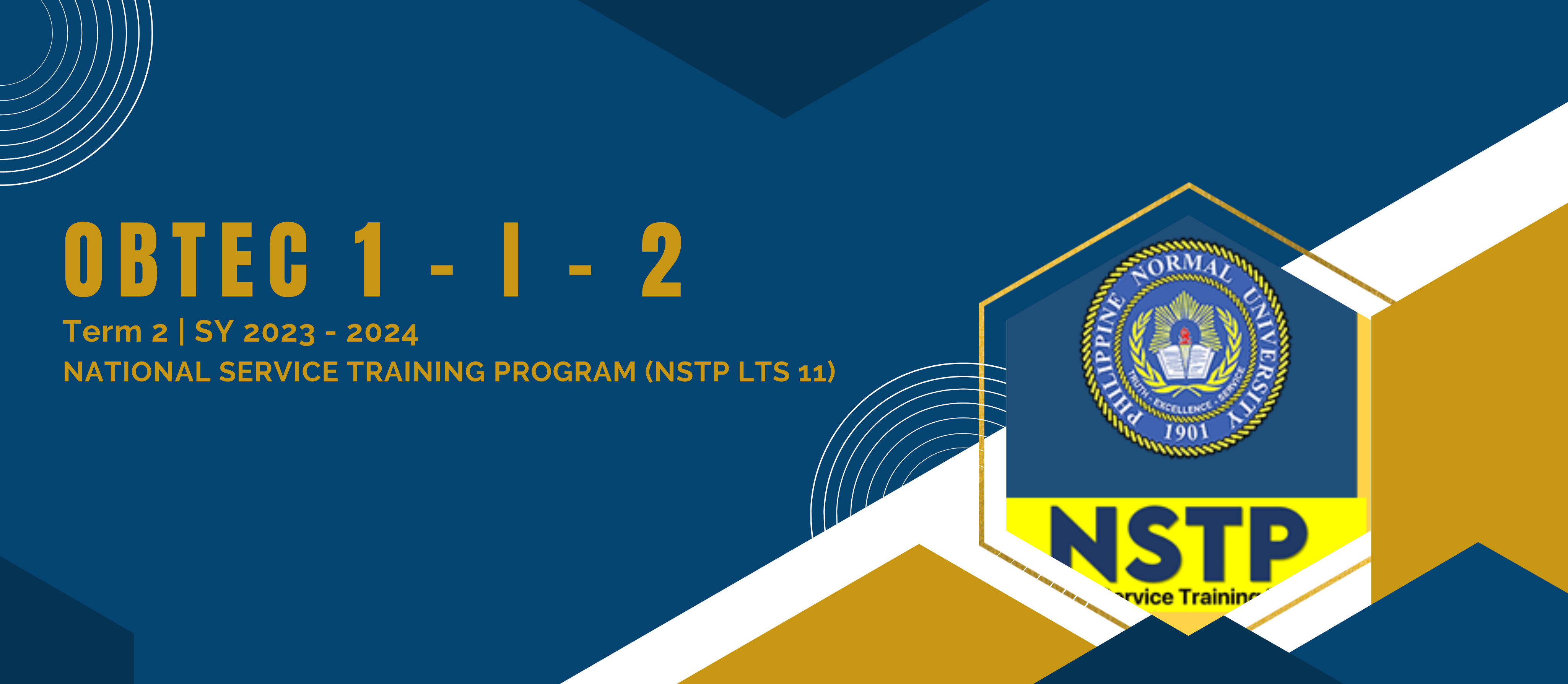 NATIONAL SERVICE TRAINING PROGRAM - OBTEC 1-I-2 (NSTP LTS 11)