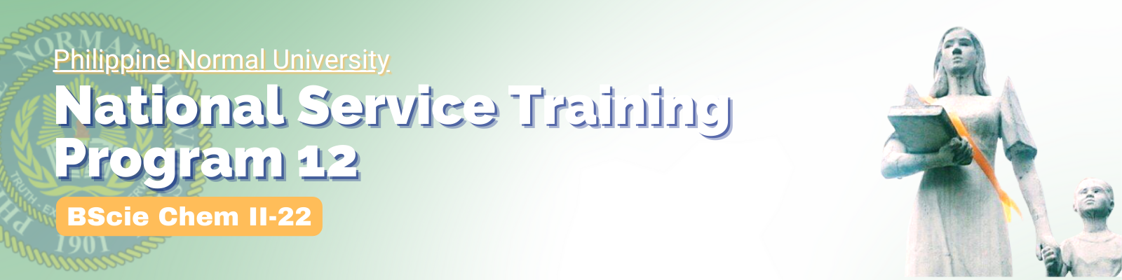 NATIONAL SERVICE TRAINING PROGRAM - BSCIECHEM 2-II-22 NSTP LTS 12 ( )