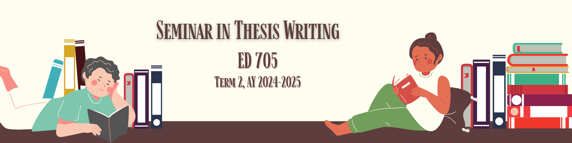 SEMINAR IN THESIS WRITING - GENCOURSEGS 5-9 ED 705(S 12:00PM-03:00PM)