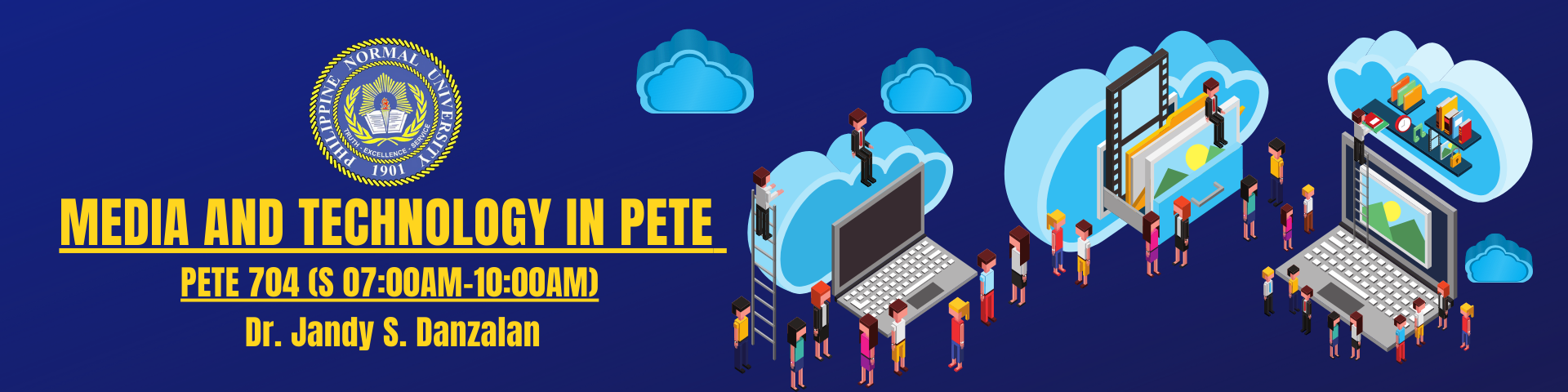 MEDIA AND TECHNOLOGY IN PETE - MPHED-PETE 5-1 PETE 704(S 07:00AM-10:00AM)