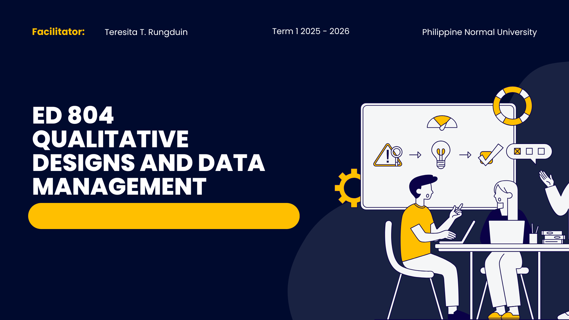 QUALITATIVE DESIGN AND DATA MANAGEMENT - GENCOURSEGSD 6-5 ED 804-MS(TH 05:30PM-08:30PM)