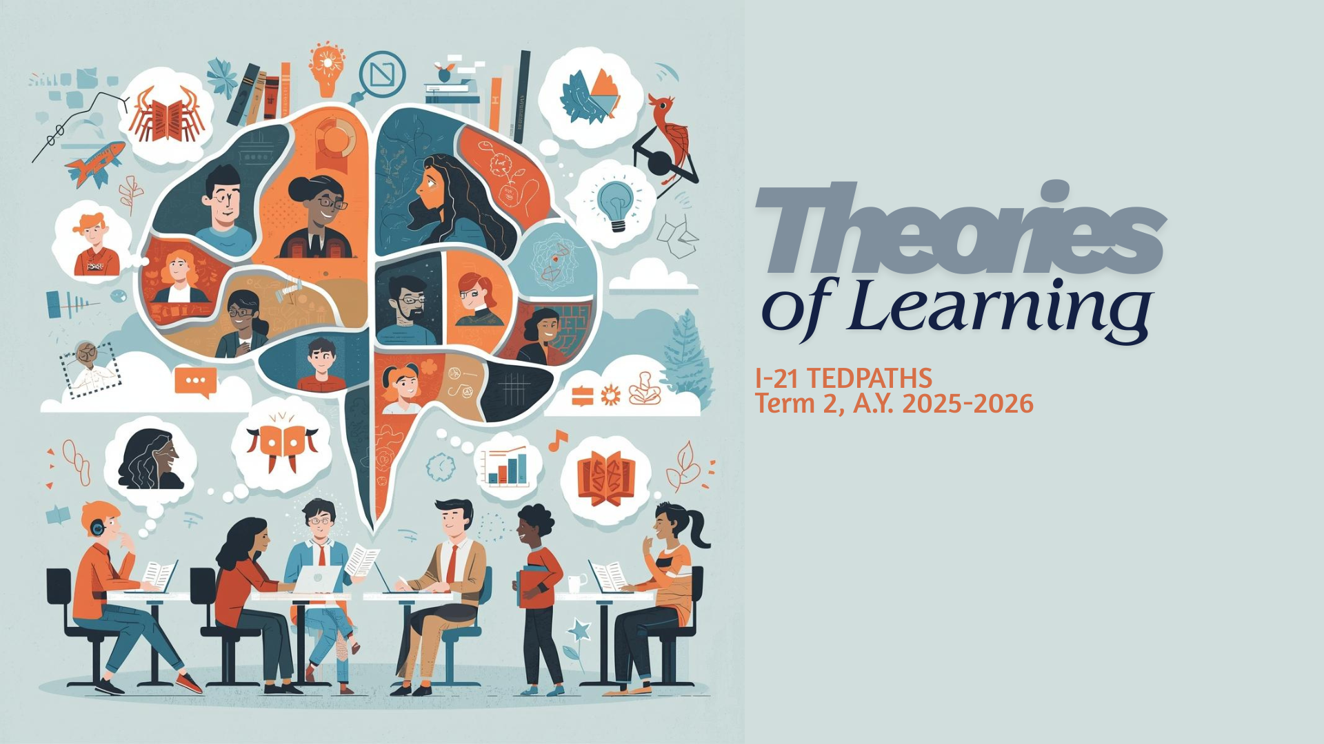 THEORIES OF LEARNING - TEDPATHS 1-I-21 TPROFED03 (M/TH 03:00PM-05:00PM/03:00PM-05:00PM)