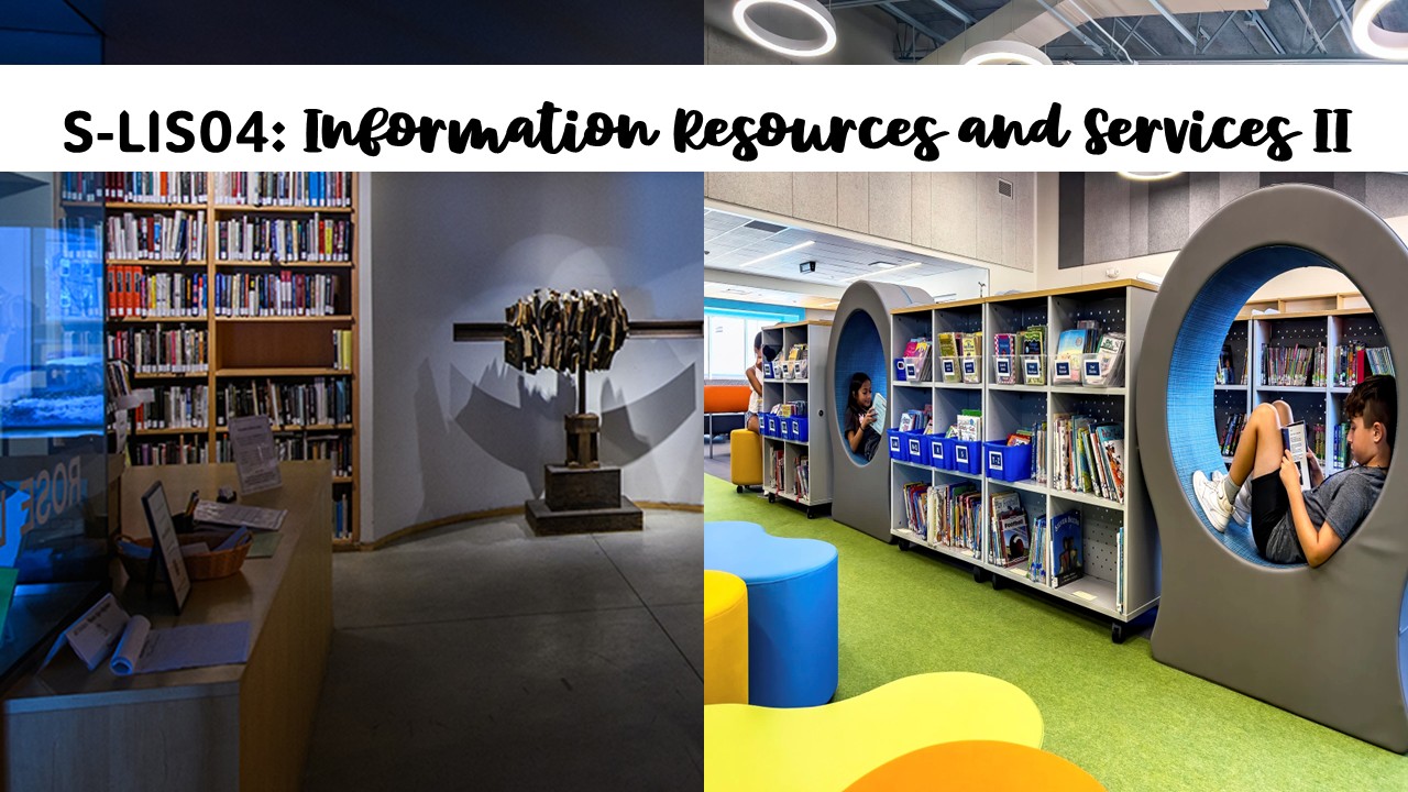 INFORMATION RESOURCES AND SERVICES II - BLIS-TP 2-II-12 BLIS TP-S-LIS04 (M/TH 07:00AM-09:00AM/07:00AM-09:00AM)