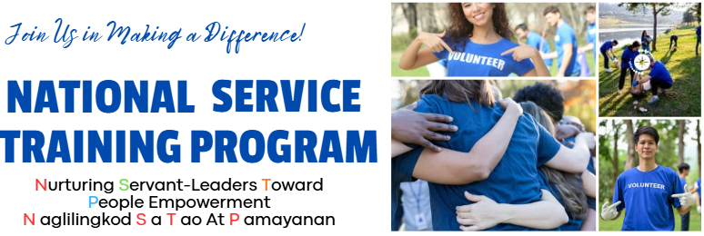 NATIONAL SERVICE TRAINING PROGRAM - BLIS-TP 2-II-12 BLIS NSTP LTS 11 (S 03:00PM-07:00PM)